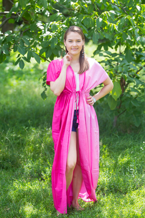 Pink Beach Days Style Caftan in Ombre TieDye