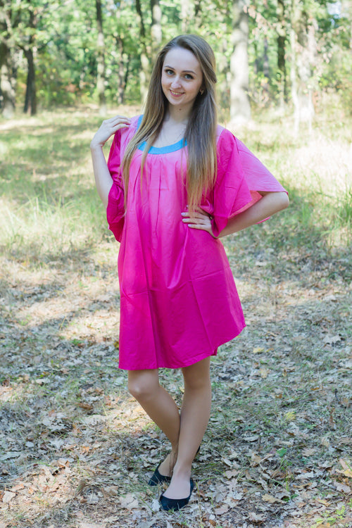 Pink Summer Celebration Style Caftan in Ombre TieDye Pattern