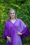 Purple Ballerina Style Caftan in Ombre TieDye