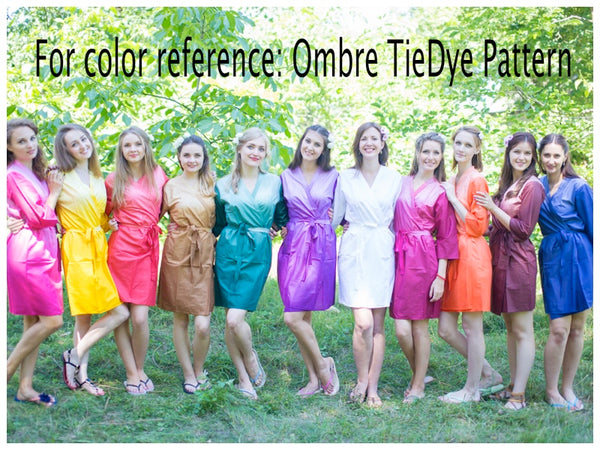 Brown Sunshine Style Caftan in Ombre TieDye Pattern