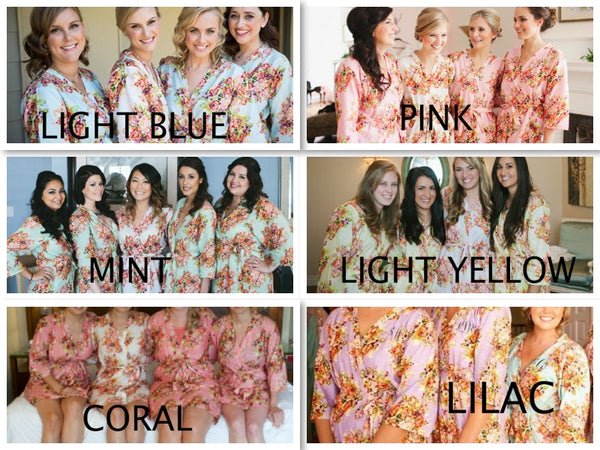 Mix Matched Bridesmaids Robes