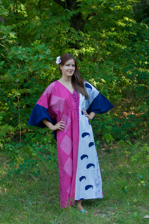 Burgundy Ballerina Style Caftan in Perfectly Paisley