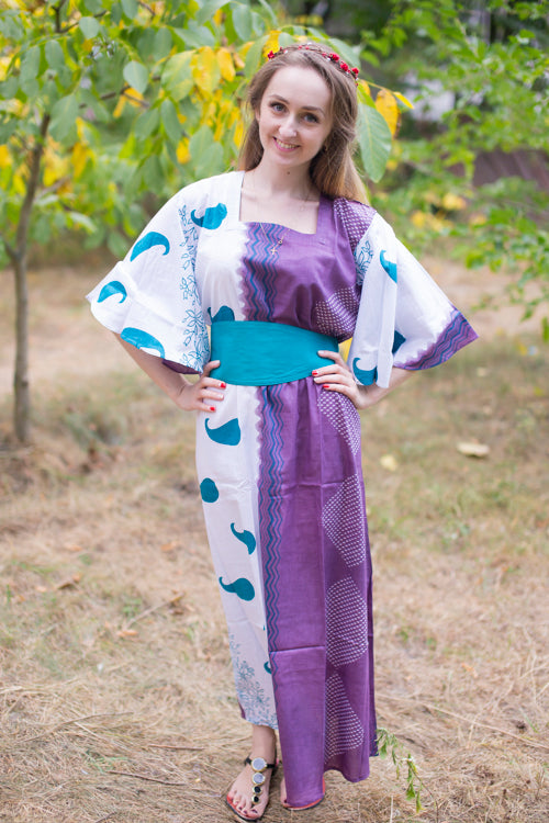 Mauve Beauty, Belt and Beyond Style Caftan in Perfectly Paisley