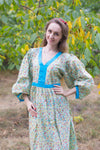Mint My Peasant Dress Style Caftan in Petit Florals Pattern