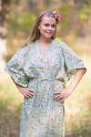 Mint The Drop-Waist Style Caftan in Petit Florals Pattern