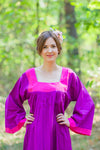 Purple Fire Maiden Style Caftan in Plain and Simple Pattern