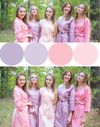 Lilac & Rose Pink Colors, Bridesmaids Robes