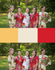 Red and Yellow Wedding Colors Bridesmaids Robes|Red and Yellow Wedding Colors Bridesmaids Robes|Red and Yellow Wedding Colors Bridesmaids Robes