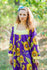 Purple Fire Maiden Style Caftan in Sunflower Sweet Pattern|Purple Fire Maiden Style Caftan in Sunflower Sweet Pattern|Sunflower Sweet