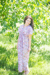 Lilac Beach Days Style Caftan in Vintage Chic Floral