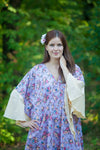 Lilac Ballerina Style Caftan in Vintage Chic Floral