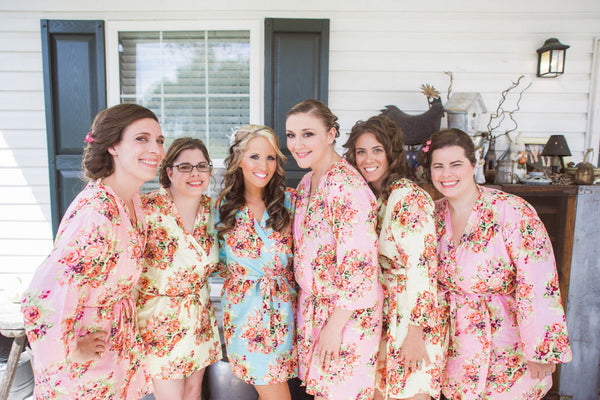 Mix Matched Bridesmaids Robes