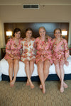 Coral Bridesmaids Robes