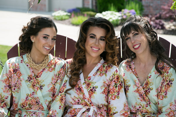 Mint Bridesmaids Robes