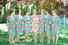 Teal Bridesmaids Robes