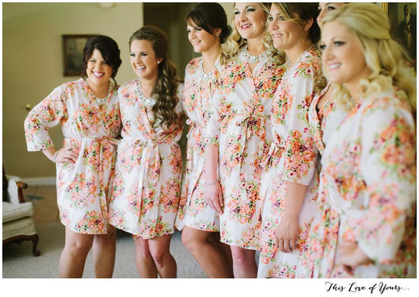 White Bridesmaids Robes