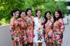 Coral Bridesmaids Robes