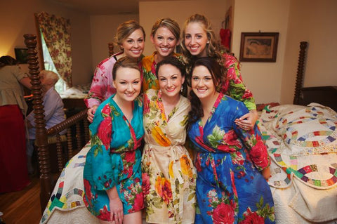 Mix Matched Bridesmaids Robes