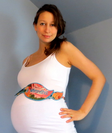 9 Months Maternity Sash