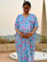 Flamingo Tales Maternity "Stunningly Simple" Style Caftan | Soft Jersey Knit Organic Cotton | Maternity House Dress