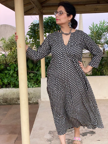 Organic Hand Block Free Flow Style Dresses