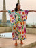 Swaying Garden "Timeless" Style Kaftan | Soft Jersey Knit Organic Cotton | Perfect Loungewear House Dress