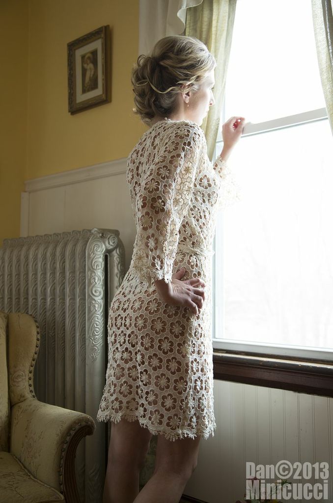 Unlined Ivory Lace Robe Unlined Ivory Lace Robe