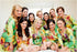 Teal  Bridesmaids Robes|D SERIES|D SERIES 2|BIG FLOWER ROBES|BIG FLOWER ROBES2|BIG FLOWER2