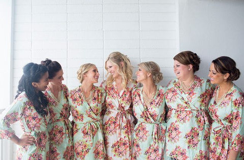 Mint Bridesmaids Robes