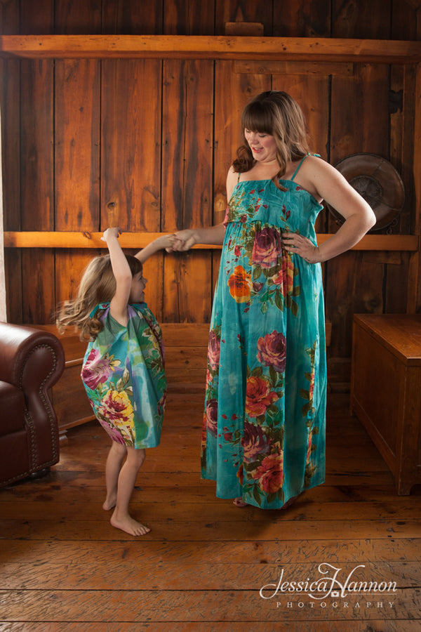 Mommy Baby Matching Maxi Dresses