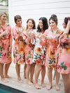 Coral Bridesmaids Robes