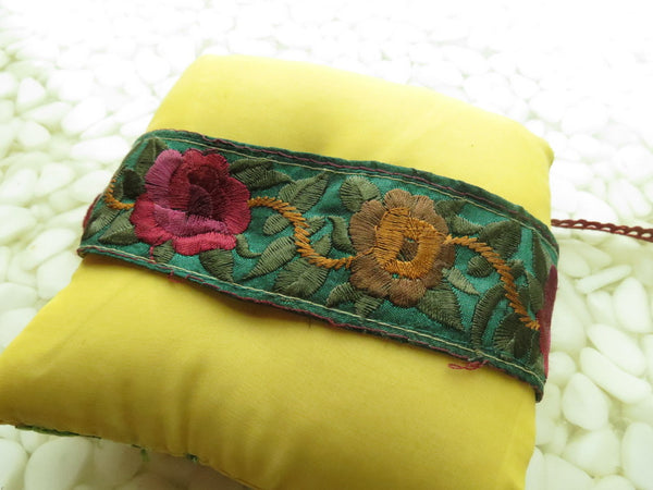 Beautifully detailed Embroidered Ring Bearer Pillow