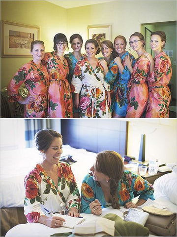 Mix Matched Bridesmaids Robes
