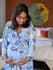 Aero Aero Airplanes Maternity Robe | Softest Jersey Knit Organic Cotton | Nursing Gown | Delivery Robe