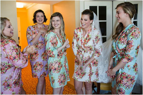 Mix Matched Bridesmaids Robes