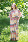 Yellow Best of both the worlds Style Caftan in Abstract Geometric Pattern