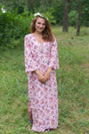 Pink The Unwind Style Caftan in Vintage Chic Floral Pattern