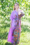 Lilac Best of both the worlds Style Caftan in Cheerful Paisleys Pattern