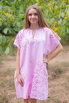 Pink Sunshine Style Caftan in Cherry Blossoms Pattern