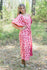 Chevron Dots Coral_002|Coral Cut Out Cute Style Caftan in Chevron Dots Pattern|Chevron Dots|Coral Cut Out Cute Style Caftan in Chevron Dots Pattern