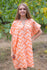 Peach Sunshine Style Caftan in Chevron Pattern|Peach Sunshine Style Caftan in Chevron Pattern|Chevron