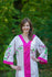 Pink The Glow-within Style Caftan in Climbing Vines Pattern|Pink The Glow-within Style Caftan in Climbing Vines Pattern|Climbing Vines
