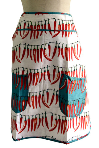White Chillies Half Apron
