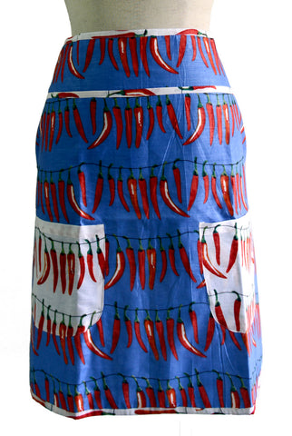 Blue Chillies Half Apron