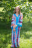 White Blue The Glow-within Style Caftan in Diamond Aztec Pattern|White Blue The Glow-within Style Caftan in Diamond Aztec Pattern|Diamond Aztec