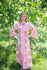 Pink The Glow-within Style Caftan in Floral Posy Pattern|Pink The Glow-within Style Caftan in Floral Posy Pattern|Floral Posy