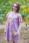 Lilac Sunshine Style Caftan in Flower Rain Pattern