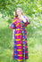 Magenta Best of both the worlds Style Caftan in Glowing Flame Pattern|Magenta Best of both the worlds Style Caftan in Glowing Flame Pattern|Glowing Flame