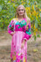 Pink Shape Me Pretty Style Caftan in Jungle of Flowers Pattern|Pink Shape Me Pretty Style Caftan in Jungle of Flowers Pattern|Jungle of Flowers