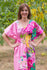 Pink Side Strings Sweet Style Caftan in Jungle of Flowers Pattern|Pink Side Strings Sweet Style Caftan in Jungle of Flowers Pattern|Jungle of Flowers